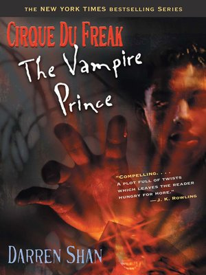 cover image of The Vampire Prince